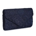 thumbnail image 1 of Bolso de noche UBORSE de encaje para Mujer Azul Marino M, 1 of 5