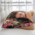 thumbnail image 5 of Cardinal Bird Pillow Covers, Linen Long Throw Pillow Case, Winter Poinsettia Pine Cones Berry Black Holiday Pillow Protector Decorative Cushion Cover for Living Room/Bedroom 20" x 26", 5 of 8