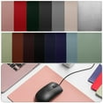 thumbnail image 6 of 1pc Universal Home Office Game Desk Cushion Computer Mouse Pad Anti-slip Leather Mice Mat GREEN, 6 of 8