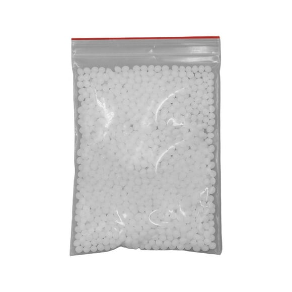 Perlas termoplásticas, bolitas de plástico derretidas, kit de enseñanza reutilizable, resina moldeable Blanco 1000g