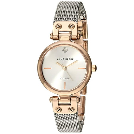 Anne Klein Tie - Anne Klein Stainless Steel Ladies Watch AK-3003SVRT