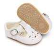 thumbnail image 4 of Otqutp Girls Wide Toe Box Sandals Closed Toe Hollow-out Anti-Collision Sandals Baby Summer Newborn First Walking Shoes, 4 of 9