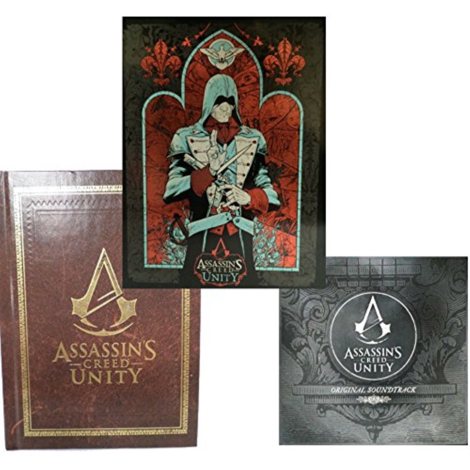 assassin's creed: unity (exclusive limited edition steelbook case), art book and original soundtrack cd