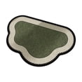 thumbnail image 2 of PYURTEP Wavy Cloud Bathroom Rugs, Non-Slip Diatomite Bath Mat, Absorbent Quick Dry Floor Mat for Bathroom, Indoor, Outdoor, Green, 2 of 8