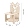 thumbnail image 4 of Hamster Dining Chair Small Animal Wooden Chair Guinea Pig Feeding Chair, 4 of 5