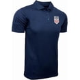 thumbnail image 5 of Icon Sports U.S. Soccer Navy Polo Shirt, 100% Polyester, YS-XL, 1-Pack, 5 of 6