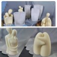 thumbnail image 1 of Moldes para velas de aromaterapia con forma de retrato, moldes para velas de aromaterapia con forma de retrato, molde de silicona para parejas, molde para velas de pareja DIY, rendimiento sólido, 1 of 9