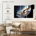 thumbnail image 5 of Elephant Stock Hot Keys Wall Art - Horizontal Multi Panel Canvas - Living Room Wall Decor - Music Multi Panel - Blue And Black Decor By Steven Johnson - 65" x 42", 5 of 8