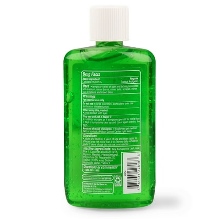 Equate Burn Relief Gel with Lidocaine, 8 oz