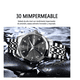 thumbnail image 2 of Reloj De Cuarzo Casual De Acero Impermeable Para Hombre Xtellar Plateado Negro, 2 of 4