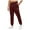 Wine, variant on TOWED22 Men's Cargo Sweatpants, Drawstring Tapered Joggers Pants Elastic Waist Active Casual Pants with Pockets(Red,L)