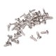 thumbnail image 4 of 100 piezas de tornillos de de hierro, protectores de selección, tornillo de montaje de licencia de rasguño, plata, 4 of 8