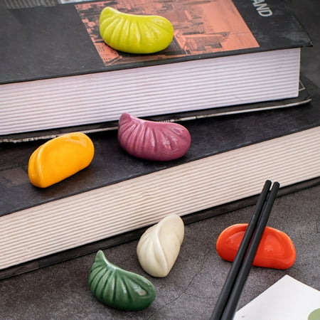 

Xuanyuan Anti-slip Chopsticks Support Handcrafted Japanese Style Dumpling Shape Chopsticks Holder Kitchen Accessories
