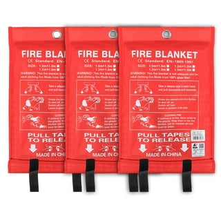 ABN Fiberglass Welding Blanket Fireproof 4 Pack - 6x8 ft High Temp Insulating Welding Blanket for Smoker