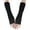 Black, variant on Kukuzhu Arm Warmers Y2K Rib Knit Arm Warmers Fingerless Grunge Gloves Gyaru Lolita Y2K Accessories Harajuku Arm Sleeves
