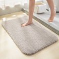 thumbnail image 1 of Non Slip Shaggy Bathroom Rugs Extra Thick Soft Bath Mats Plush Microfiber Absorbent Water for Tub Shower Machine Washable, 1 of 5