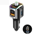 thumbnail image 2 of Adaptador De Coche Bluetooth 5 Multifunción 12-24V Pantalla Dual Cargador De Coche Digital 15W Qc / Pd Carga Rápida Reproductor De Mp3 Inalámbrico Llamada Manos Libres Transmisor Fm Cateissary VI003913-00, 2 of 6