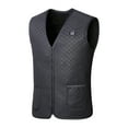thumbnail image 1 of Chaleco térmico eléctrico con 5 zonas de calefacción Chaleco térmico cálido de invierno Chaqueta tér Abanopi XL, 1 of 7