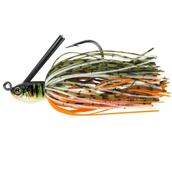 Lunkerhunt Skirted Swim Jig Fishing Lure, 3/8 oz, Common Shiner