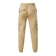 thumbnail image 3 of ZZHZGZ Sweatpants for Men Modern Fit Pants with Zipper Fly and Cargo Pockets S, 3 of 7
