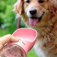 thumbnail image 2 of Botella de agua para perros, dispensador de agua portátil para cachorros a prueba de fugas con alimentador para beber para mascotas que caminan al aire libre, senderismo, viajes, plástico de cali, 2 of 3