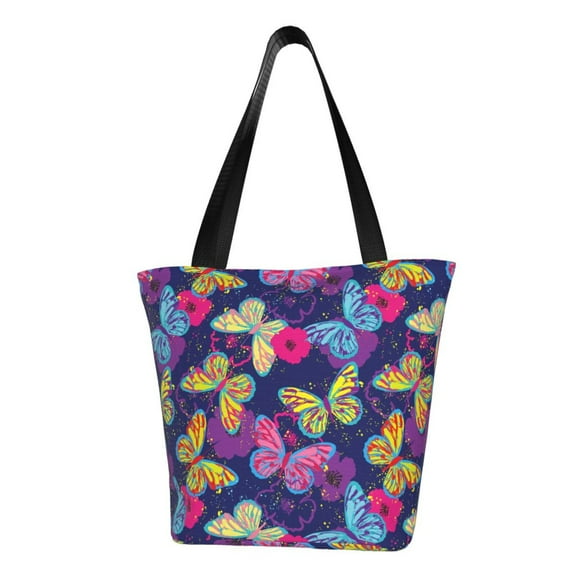 Easygdp Paint Butterflies Shoulder Bags for Women,Crossbody Bags Shoulder Purse Handbag for Women