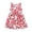 Hot Pink, variant on RTKFRFLM Girls Floral Print Sundress Sleeveless Cute Tiered Dress for Kids Multicolour 8-9 Years