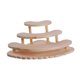 thumbnail image 3 of Soporte de stand de pantalla de madera stand de exhibición de 3 niveles soportes de perfume decorativo organizador de maquillaje para postre de fiesta, 3 of 7