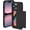 Black1, variant on Compatible with iPhone 15 Pro Wallet Case with Credit Card Holder Hidden Card Slot Slim Protective Shockproof Hard Cover for Women Man (Silver)