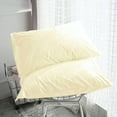 thumbnail image 3 of Flxxie 1800 Count Double Brushed Microfiber Envelope Pillowcases Set of 2, Queen, 20" x 30", Ivory, 3 of 6