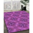 thumbnail image 2 of Ahgly Company Indoor Round Patterned Medium Violet Red Pink Area Rugs, 6' Round, 2 of 6