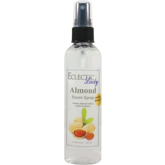 Almond Room Spray by Eclectic Lady, 4 Ounces, Fragrant Aromatic Room Mist For Home, Room, Office