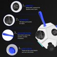 thumbnail image 4 of Fidget Cube, 12 Sides Premium Quality Fidget Cube Anti Decompression Relieves Stress and Anxiety for ADD, ADHD, OCD (White), 4 of 4