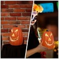 thumbnail image 4 of HIBIBUD 2026 New 2Pcs Pumpkin Light Halloween Light Up Pumpkin Prop Light Up Pumpkins for Fall Outdoor Indoor Decoration, for Porch, Yard, Party, Living Room, 4 of 7