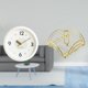 thumbnail image 2 of Reloj De Pared Moderno, Decorativo, Redondo, Silencioso, Con Números Para El Hogar, La Oficina, El Estudio, Con Servilletero, Mesa De Almacenamiento, Brazo Pesado, Dispensador Plano, Hotel,, 2 of 8