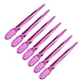 thumbnail image 5 of 12 pinzas de acero inoxidable para peluquería, pinzas de pico de pato, herramienta de peluquería (rosa), 5 of 5