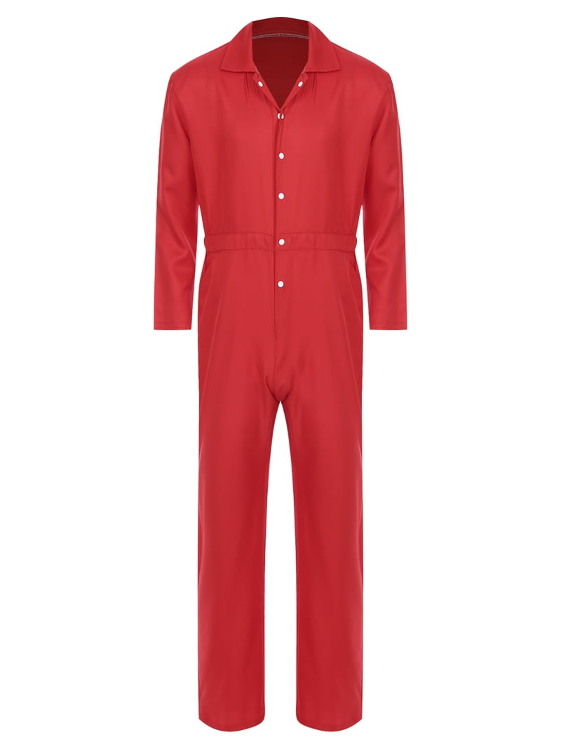 vastwit Mens Wear Resistant Overalls Jumpsuit Long Sleeve Blend