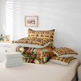 thumbnail image 6 of Catabedysis Vintage Camping 7-Piece Twin Bedding,Retro Camper Pattern Bedding Comforter Set For Boys,Multicolor,Light Gray Reversible, 6 of 7