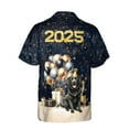 thumbnail image 2 of Happy New Year Labrador Retriever Welcome 2025 Balloon Firework Party Hawaiian Shirt Breathable Summer Unisex Merch Lab Dog Lover Gifts - 01014, 2 of 6