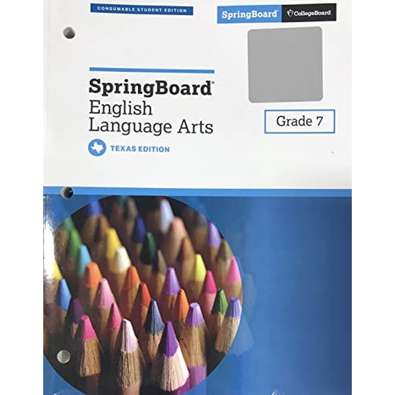 Pre-Owned Springboard English Language Arts Grade 7 - Texas Student Edition