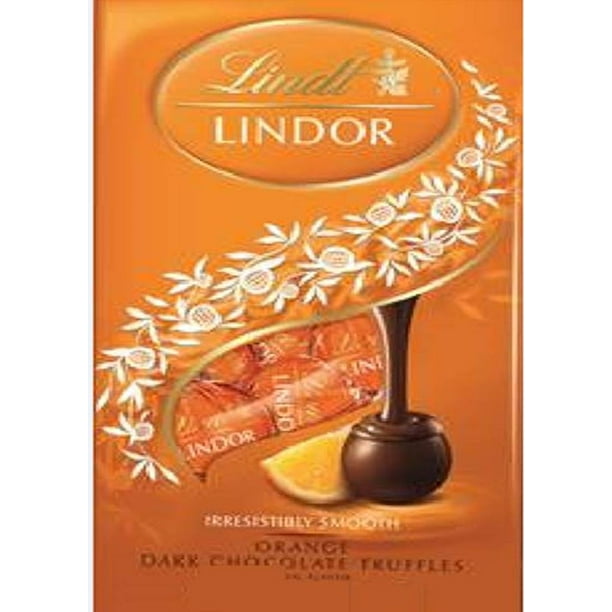 Lindt Lindor Orange Dark Chocolate Truffles, 5.1 Oz.