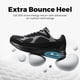 thumbnail image 5 of Fitville zapatos Extra anchos para caminar para hombre, calzado deportivo acolchado ancho para pies hinchados, pies planos, ajuste de arco, alivia el dolor de talón, negro, 5 of 5