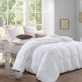 thumbnail image 2 of Luxurious 1200 Thread Count King Size Goose Down Alternative Comforter, 100 Percent Egyptian Cotton, 750FP, 50Oz, Solid White Down Alt Comforter, 2 of 4