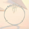 thumbnail image 4 of K-KED Fashion Silver Cross Cuff Bracelet Men Adjustable Stainless Steel Bangle Jewelry-#13, 4 of 7