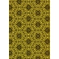 thumbnail image 1 of Ahgly Tapis Rectangulaire Lavable en Machine Orange Or, 3 Pieds x 5 Pieds, 1 of 7