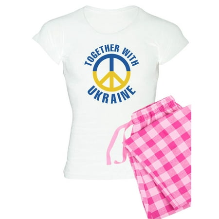 

CafePress - Together With Ukraine - Women s Light Pajamas