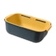 thumbnail image 3 of Escurri telescópico de doble capa, suministros de cocina desmontables, retráctil con , cesta para lavar , cola de alimentos Azul amarillo perfecl Cesta de drenaje, 3 of 8