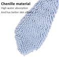 thumbnail image 3 of Paquete de 2 toallas de mano colgantes suaves de chenilla, absorbentes, para cocina y baño, 3 of 5