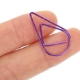 thumbnail image 2 of Shisuyan 50pcs Decorative Paper Clips Steel Wire Pink Clamping Stationery Homework File Organization, 2 of 9