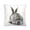 White, variant on Decorative Pillow Covers 17.7x17.7 Inch Square Easter Spring Throw Pillow Cases Soft Cotton Fabric Hidden Zipper for Living Room Sofa Bed Couch